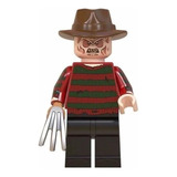 Boneco Blocos De Montar Freddy Krueger Terror Pesadelo