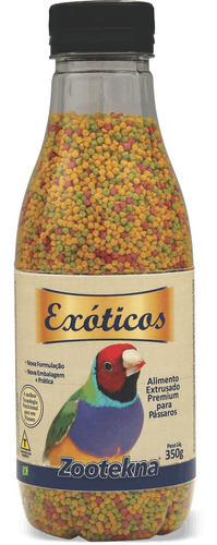Alimento Extrusado Premium Para Pássaros Exóticos - 350 G