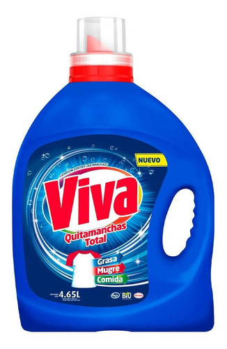 Detergente Líquido Viva Quitamanchas Total 4.65l