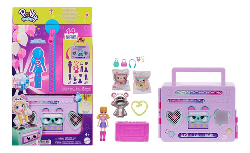 Conjunto De Jogos Polly Pocket Disco Party Fashion Reveal