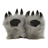 Guantes De Piel De Oso De Lobo Con Forma De Garra De Animal