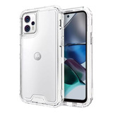 Funda Protector Uso Rudo Clear 360 Para Moto G23 + 2 Micas