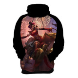 Blusa Moletom Sejuani Fogos League Of Legends Lol Jogos