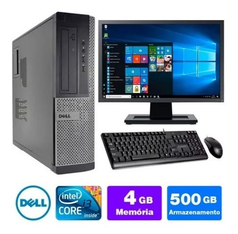 Micro Barato Dell Optiplex Int I3 2g 4gb 500gb Mon17w Brinde