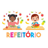 Adesivo Parede Lanche Fruta Escola Aula Refeitório R515 