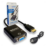 Adaptador Hdmi Para Vga Com Cabo P2 De Áudio Promoção