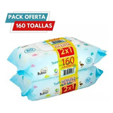 Pack 2 Toallas Humedas Bubu Pack 160 Toallitas (2x80)