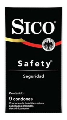 Sico Safety Condones Lubricados C/9