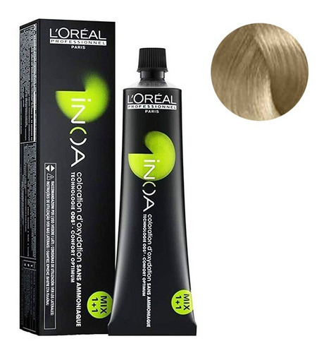  Tinta Inoa N°9 Rubio Muy Claro 60gr Loreal Professionnel Tono 9