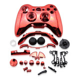 Carcasa Control Xbox 360 S Inalambrica Metalico Full Set