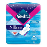 Toallas Higienicas Nosotras Ex Proteccion Dia Y Noche X 6und