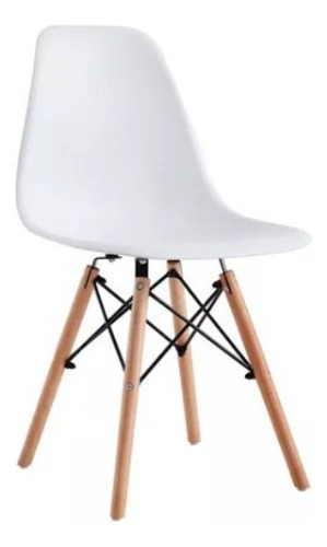 Excelente Silla Tipo Eames Diseño Moderno 2 Piezas