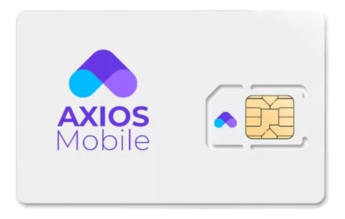 2 Sim Axios Mobile 2 Chips Con Paquete Incluido Super Oferta