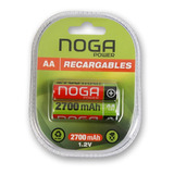 Pilas Recargables Aa 2700 Mah Ni-mh X 2 Unidades En Blister