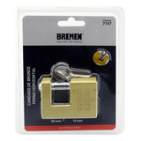 Candado Bronce Perno Horizontal Reforzado 60mm Bremen 7747