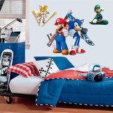 Vinil Decorativo Mario Bros Luigi Sonic Y Tales Stickers 