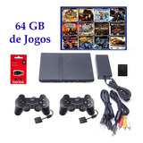 Playstation 2 Ps2  Completo 2 Controle 50 Jogos