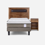 Rosen Cama New Style 6 1,5 Plazas Con Muebles Ferrara