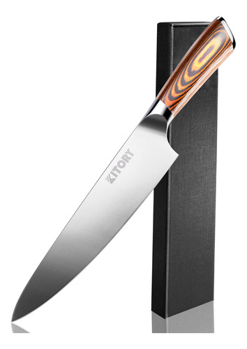 Kitory Cuchillo De Chef Profesional Afilado De 8 Pulgadas, C