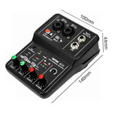 Mesa Mixer Placa De Som Teyun Q-12 Interface De Audio Usb Pc