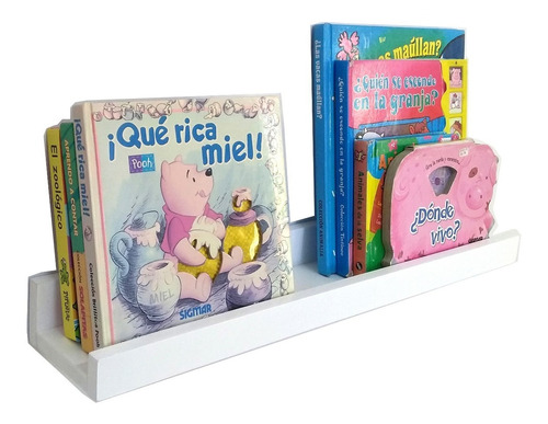 Repisa Estante Libros Biblioteca Infantil Niños Hidro Laca