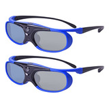 Gafas 3d Activas Para Proyectores Toumei - Pack De 2, Azul