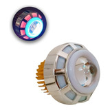 Farol Projetor De Led Com Olhos Anjo E Strobo Moto E Carro 