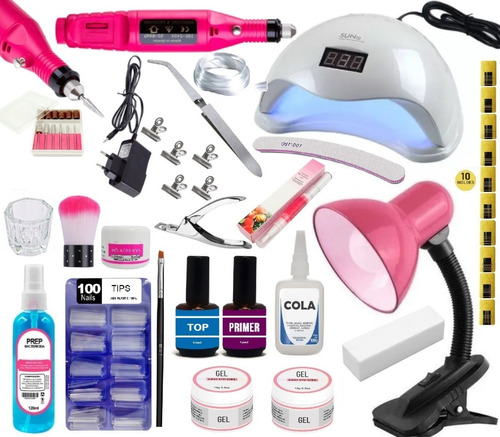 Kit Unhas Em Gel Manicure Profissional + Super Brinde