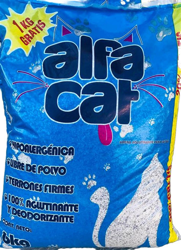 Alfacat Arena Aglutinante Para Gato 4 Paquetes De 6kg C/u