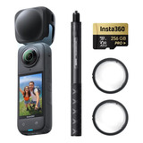 Kit Insta360 X4+sd 256 Gb+selfie Stick 70cm + Protectores