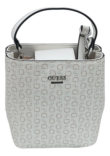 Guess Bolsa Para Mujer Crossbody /bucket Kamri Mini Monogram