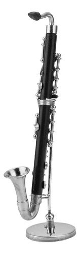 Clarinete Bajo En Miniatura Model Decor De Instrumentos Musi