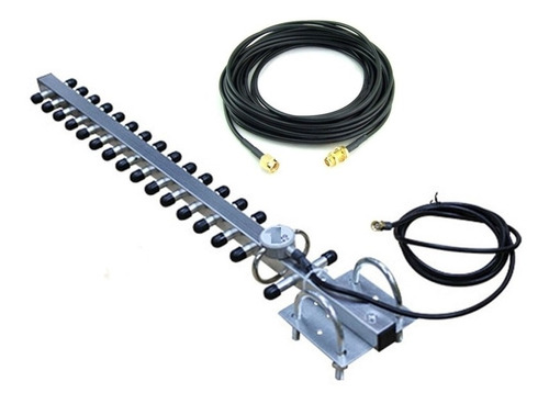 Kit Antena 4g Yagi 18dbi + Cable 5 Metros Huawei B612 B612s