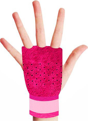 Grips Calleras Para Crossfit Gym Gimnasio Barbie Rosadas