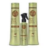 Kit Matcha E Alecrim Shampoo Condic 500ml E Fluído Haskell