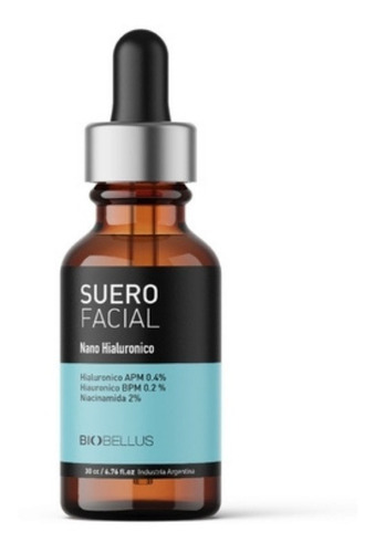 Suero Facial Nano Hialuronico Antiage - Biobellus 30cc