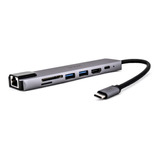 Dockstation Hub Adaptador Usb-c Para Hdmi/usb-c/usb3.0 Ekaza