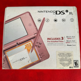 Nintendo Dsi Xl Metallic Rose Con Caja Original