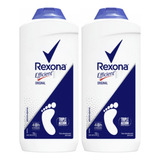 Rexona Efficient Talco Desodorante Para Pies X200g Kit X2