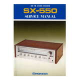 Esquema  Serviço Receiver Pioneer  Sx 550 Sx550 Em Pdf