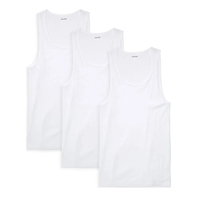 Playera Sin Mangas Calvin Klein Para Hombre Paquete De 3 Bla | Envío gratis