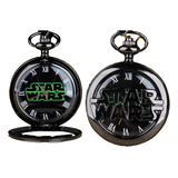 S Wars Reloj De Bolsillo Cuarzo Negro Unisex Coleccionable