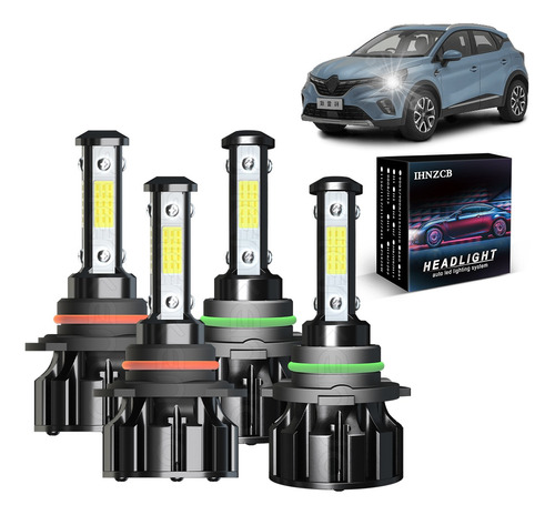 Kit De Faros Led 9007 De Alta Y Baja Intensidad, 6000 K