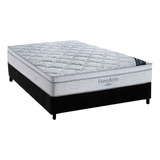 Cama Box Casal: Colchão Molas Ortobom Superpocket Freedom V