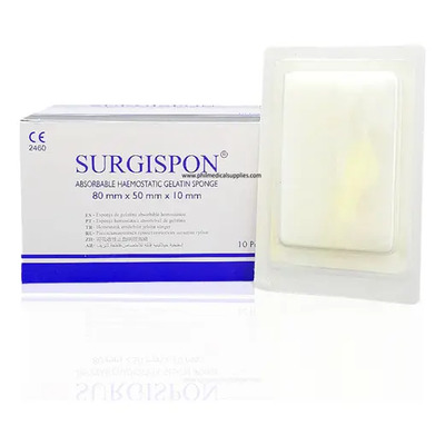 Esponja Hemostática Surgispon De Gelatina Absorbible C\u002F10 Pz | Envío gratis