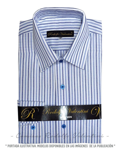 Camisa Caballero Rayas Vestir Rodolfo Valentini