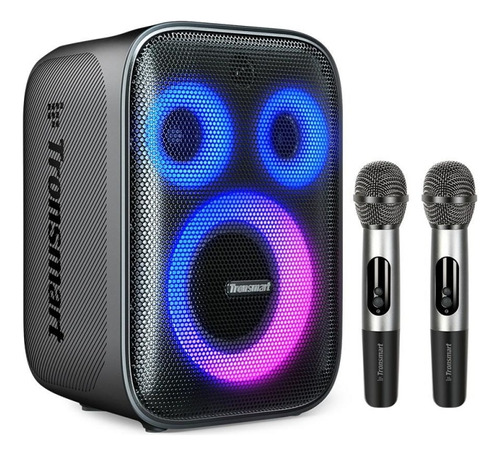 Bocina Tronsmart Halo 200 Bluetooth Con Dos Microfonos 120w Color Negro