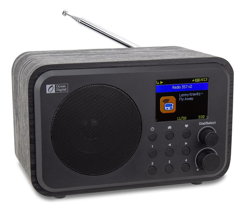 Radio Wifi Portátil Ocean Digital Wr336f 4 Botones De ...