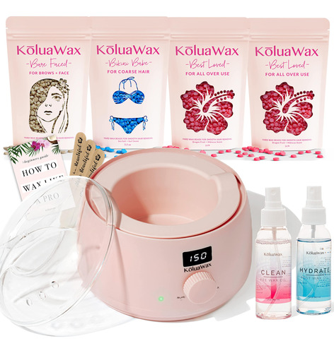Koluawax Kit De Depilacion Premium | Para Cejas, Bikini, Pie
