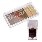 Kit Estojo De Sombras Classic Vivai + Lip Gloss Diamante 